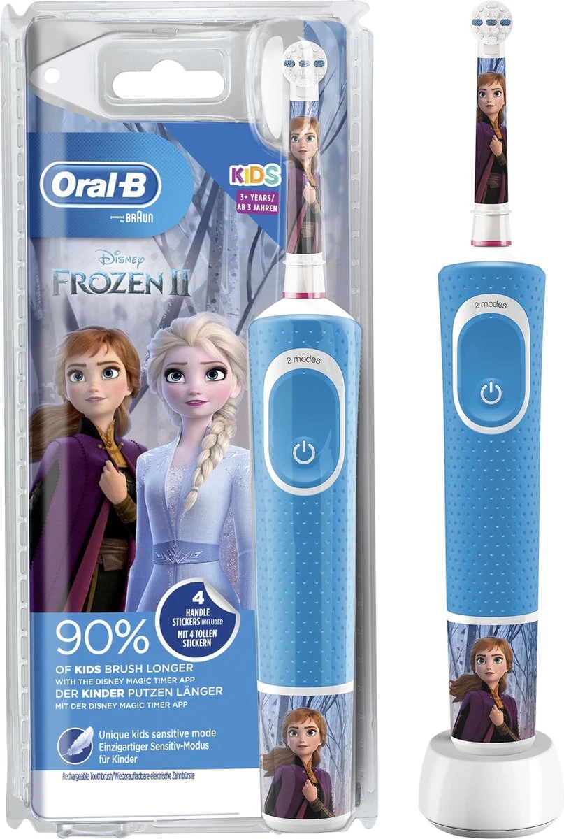 Oral B Oral-B Kids Elektrische Tandenborstel - Disney Frozen - Voor Kinderen Vanaf 3 Jaar 3 Oral B Oral-B Kids Elektrische Tandenborstel - Disney Frozen - Voor Kinderen Vanaf 3 Jaar