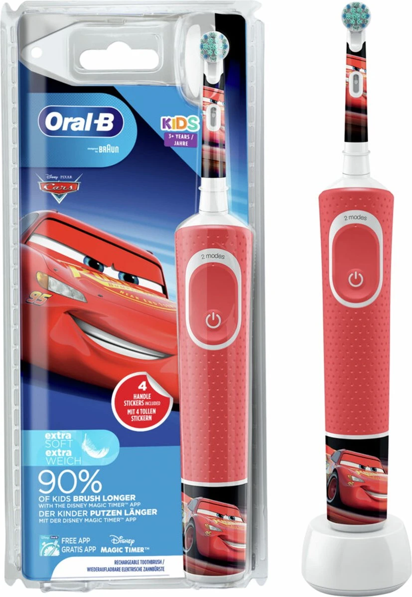 Oral B Oral-B Kids Elektrische Tandenborstel - Cars - Powered By Braun 3 Oral B Oral-B Kids Elektrische Tandenborstel - Cars - Powered By Braun