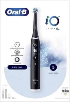 Oral B IO 6N - SMILE Black Lava Elektrische Tandenborstel Ontworpen Door Braun 32 Oral B IO 6N - SMILE Black Lava Elektrische Tandenborstel Ontworpen Door Braun -Oral B 832x1200 2