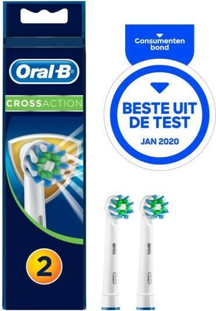 Oral B Oral-B Cross Action EB50 - 2 Stuks - Opzetborstels 4 Oral B Oral-B Cross Action EB50 - 2 Stuks - Opzetborstels - Afbeelding 2