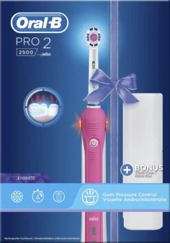 Oral B Oral-B PRO 2500 3D - Elektrische Tandenborstel - Roze -Oral B 839x1200 4