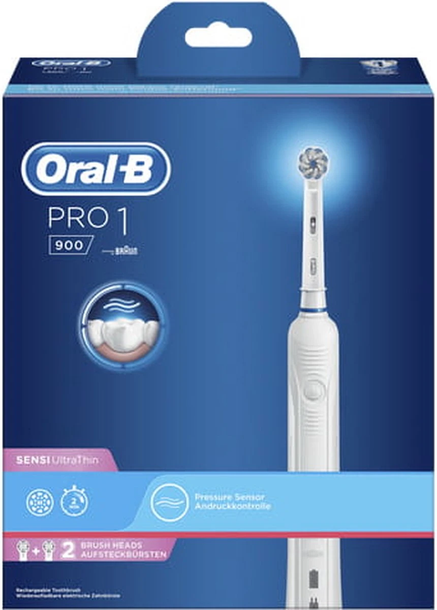 Oral B Oral-B Pro 900 - Elektrische Tandenborstel - Wit 9 Oral B Oral-B Pro 900 - Elektrische Tandenborstel - Wit - Afbeelding 7