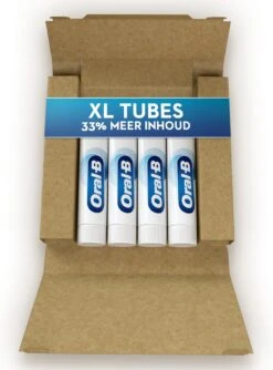 Oral B Oral-B Tandvlees & Glazuur Pro-Repair Origineel - Voordeelverpakking 4 X 100 Ml - Tandpasta Verpakt In Gerecycleerd Karton