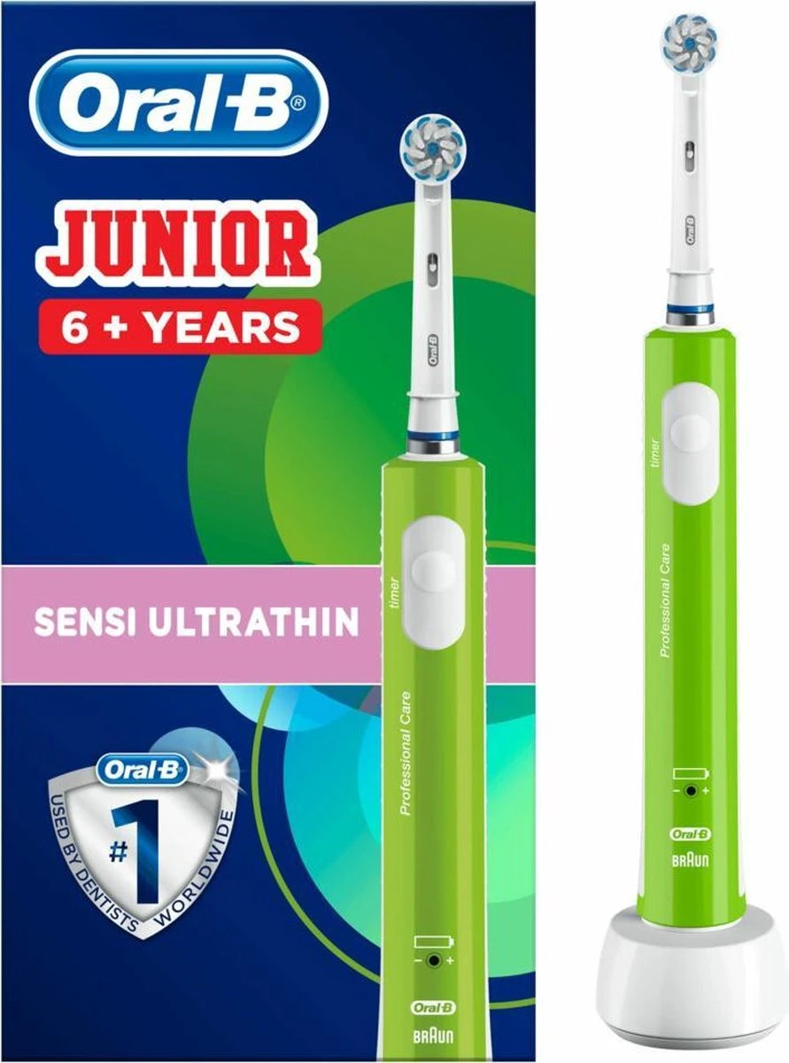 Oral B Oral-B Junior - Elektrische Tandenborstel - Groen 12 Oral B Oral-B Junior - Elektrische Tandenborstel - Groen - Afbeelding 10