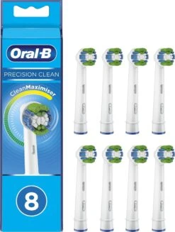 Oral B Oral-B Precision Clean Opzetborstel 8 Stuks - CleanMaximiser