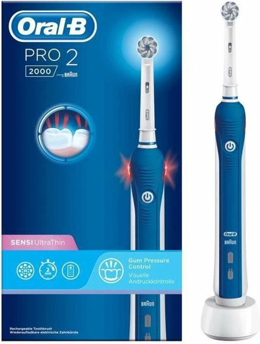 Oral B Oral-B Elektrische Tandenborstel Sensitive Pro 2 1 Stuks 3 Oral B Oral-B Elektrische Tandenborstel Sensitive Pro 2 1 Stuks