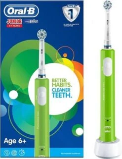 Oral B Oral-B Junior 6+ - Groen | Elektrische Tandenborstel Voor Kinderen Vanaf 6 Jaar