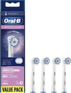 Oral B Oral-B Sensitive Clean - Opzetborstels - 4 Stuks -Oral B 925x1200
