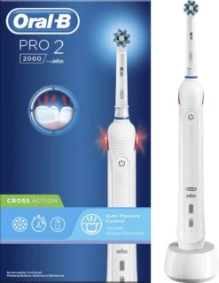 Oral B Oral-B Pro 2 2500 - Zwart - Elektrische Tandenborstel 25 Oral B Oral-B Pro 2 2500 - Zwart - Elektrische Tandenborstel -Oral B 926x1200