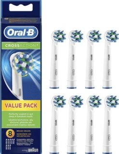 Oral B Oral-B Cross Action EB50 - 8 Stuks Voordeelverpakking -opzetborstels -Oral B 933x1200