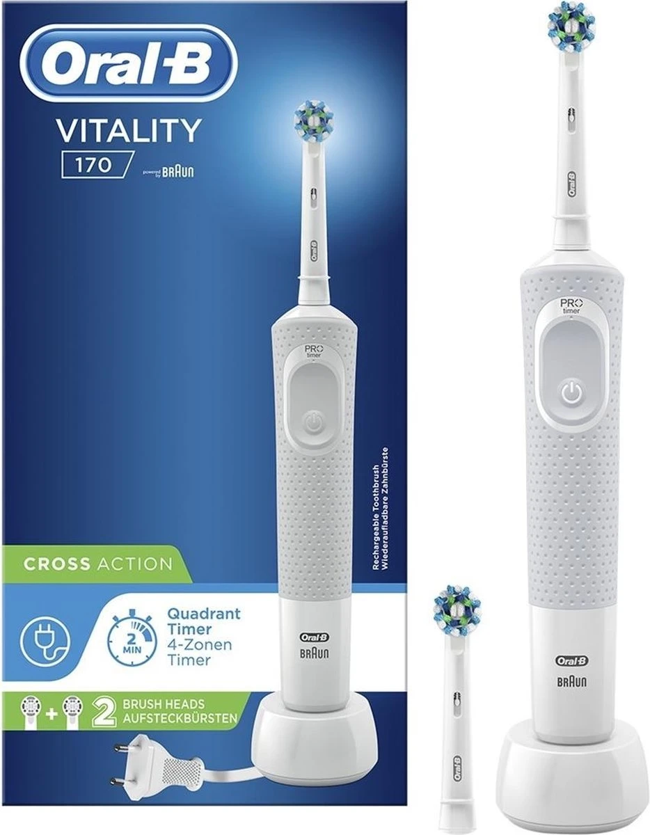 Oral B Oral-B Vitality 170 - Elektrische Tandenborstel - Wit 3 Oral B Oral-B Vitality 170 - Elektrische Tandenborstel - Wit