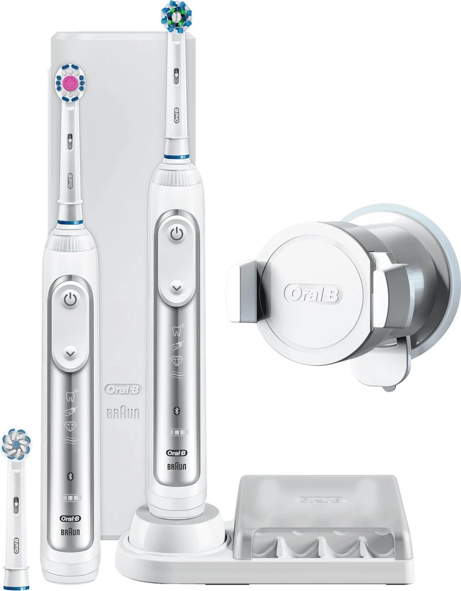 Oral B Oral-B Genius 8900 - Elektrische Tandenborstel Duoverpakking - Wit 8 Oral B Oral-B Genius 8900 - Elektrische Tandenborstel Duoverpakking - Wit - Afbeelding 6