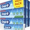 Oral B Oral-B 1.2.3 Mint Frisse - Tandpasta - 6 X75 Ml 1 Oral B Oral-B 1.2.3 Mint Frisse - Tandpasta - 6 X75 Ml -Oral B 988x1200